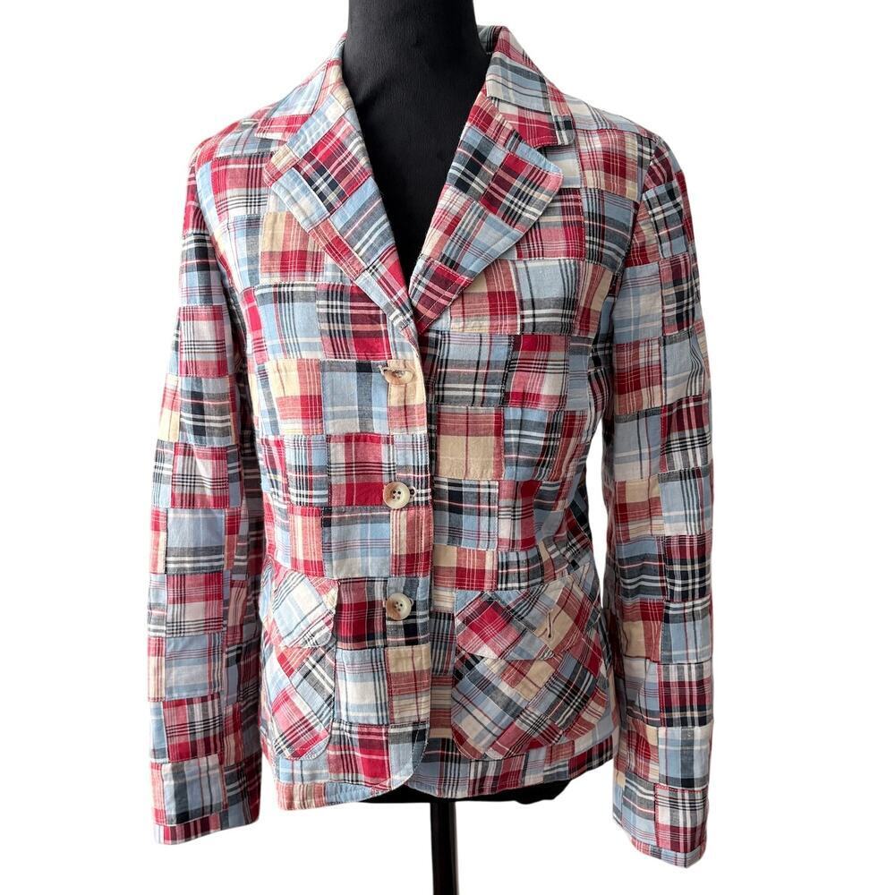 Pendleton Cotton Patchwork Blazer - Size Small Pr… - image 1